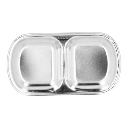 

LYUMO Sauce Dish Corrosion Resistance Divided Plate For Children Camping Trips Hiking