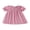 Pink, variant on RUINIXCW Toddler Baby Girl Summer Gingham Plaid Dress Cute Puff Short Sleeve Doll Collar Ruffled Casual A-line Dress Clothes 6 Months to 4 Years