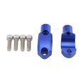 thumbnail image 1 of LOVIVER 1 Pair Motorcycle Master Cylinder Mirror Clamp for 22mm Handlebar Blue, 1 of 5