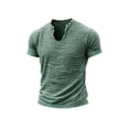 thumbnail image 3 of Mens Polo Shirts Short Sleeve Summer Oversized Fit Button Down Clothing Big and Tall Casual Work Shirts, 3XL, 3 of 7