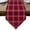 Red, variant on Black Checkered Table Runner Linen Burlap Table Runner 120 Inches Long Farmhouse Buffalo Plaid Modern Dresser Scarves for Kitchen Island Coffee Dining Room Party Wedding Holiday Decor 13"x120"