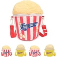 thumbnail image 3 of Cute Plush Food Popcorn Bag, Novelty Fashion Cupcake Shoulder Bag With Zip Accessory Versatile Party Decoration, Kawaii Sweet Ice Cream Bucket Satchel Crossbody Purse, 3 of 6