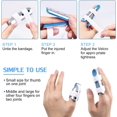 thumbnail image 3 of 6PCS Metal Finger Splint Middle Finger, 3 Size Finger Brace Stabilizer for Broken Fingers, Finger Splints for Arthritis Trigger Fingers to Straighten Index Pointer Pinky Ring, 3 of 6