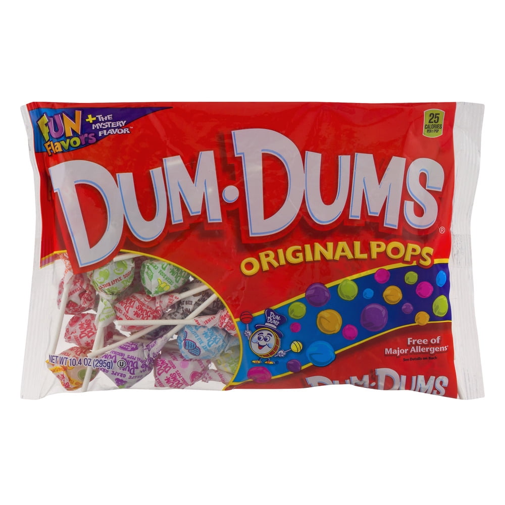 4 Pack) Dum Dums, Original Pops Assorted Oz, 10.4 Oz, 24 Ct - Walmart.com.