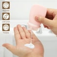 thumbnail image 4 of 2 Pcs 3 oz Silicone Squeeze Bottle, Refillable Travel Bottles Leak Proof Containers for Toiletries, Dark Green, 4 of 7