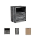 thumbnail image 3 of Bowery Hill 1 Drawer Nightstand with USB Ports in Gray, 3 of 6