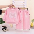 thumbnail image 2 of UAYOTSE Girls Clothes Fall Winter Long Sleeve Top and Leggings Pants Set Casual Daily Outfits for Toddler Girl,Sizes 2-3 Years, 2 of 9