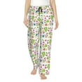 thumbnail image 1 of Balery Happy Easter Pantalones de pijama para mujer, pijamas ultraligeros, pantalones de estar por casa-Small, 1 of 6