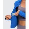 thumbnail image 4 of CRZ YOGA Butterluxe Womens Cropped Slim Fit Workout Jacket Track Athletic Full Zip Up Tops, 4 of 5
