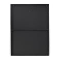 thumbnail image 6 of CosmoLiving by Cosmopolitan Black Wood Abstract Wall Decor with Gold Metal Loop Design, 6 of 11