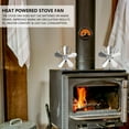 thumbnail image 3 of Ventilador de Estufa de Leña de 5 Aspas Accionado por Calor para Chimenea ANGGREK  Otros, 3 of 8