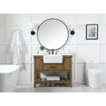 thumbnail image 6 of Elegant Decor Clement 42" Aluminum MDF Single Bathroom Vanity in Driftwood, 6 of 8