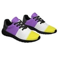 thumbnail image 6 of Nonbinary Flag Shoes Mens Womens Running Sneakers Mesh Breathable Jogging Walking Shoes Black Size 6, 6 of 7