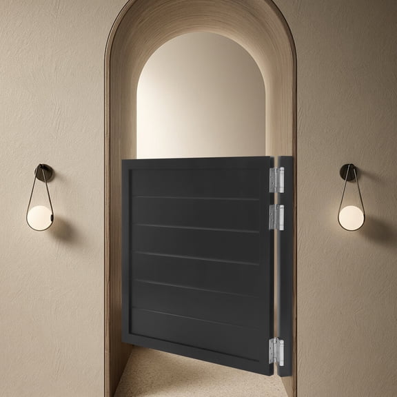 Partition Door Multi-Functional Half Doors for Doorways with Doorpost & Hinges