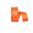 thumbnail image 1 of Reliant Ribbon 5102W-058-16K 20.12 in. 50 Yards Dyna Satin EZ Wired Edge Ribbon, Orange, 1 of 1
