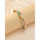 thumbnail image 2 of Nvzi Pulsera de cuentas de arroz de concha Pulsera de cuentas de cristal de concha con colgante de playa, estilo I, 2 of 4
