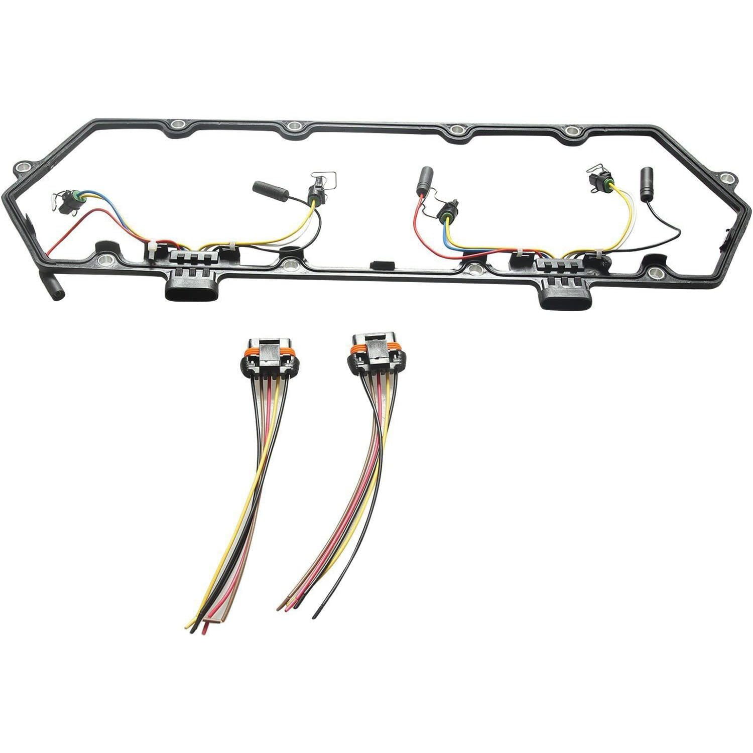 For 7.3L 94-97 Powerstroke New Glow Plugs  Valve Cover Gaskets, New  Version with integrated waterproof injector/glow plug harness