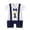 Navy, variant on YunPes Crawling Clothes Summer New Korean Version Of The Male Baby Thin Female Short Sleeved Children's Hajacket Footed Pants Set