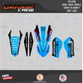 thumbnail image 4 of Kalair GFX Graphics Kit for KTM MOTOCROSS 125SX,150SX,250SX-F,350SX-F and 450SX-F (2016-2018) Orangecrew Series, 4 of 5