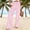 #0016-Pink, variant on Womens Striped Pants, Loose High Waisted Straight Leg Trousers, Smocked Elastic Casual Long Bottoms, Breathable Summer Pants Gift