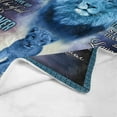 thumbnail image 4 of LHSHID Custom Blanket to My Grandson from Grandma & Grandpa Always Remember You are Braver Than You Think Personalized Gift Bed Throw Blanket for Grandson, 4 of 6