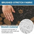 thumbnail image 7 of SCRAWLGOD Paws Brown Black Recliner Chair Cover Stretch Reclining Chair Covers with Pocket Washable Reclining Chair Furniture Protector Cover for Pets, 7 of 7
