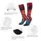 thumbnail image 3 of Fotbe Colorful Abstract Swirls Calcetas Divertidas Estampadas para Hombre y Mujer, Calcetas de Algodón hasta la Rodilla para Caminar, Correr, Enfermería y Embarazo, 3 of 6