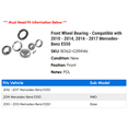 thumbnail image 2 of Front Wheel Bearing - Compatible with 2010 - 2014, 2016 - 2017 Mercedes-Benz E550 2011 2012 2013, 2 of 2