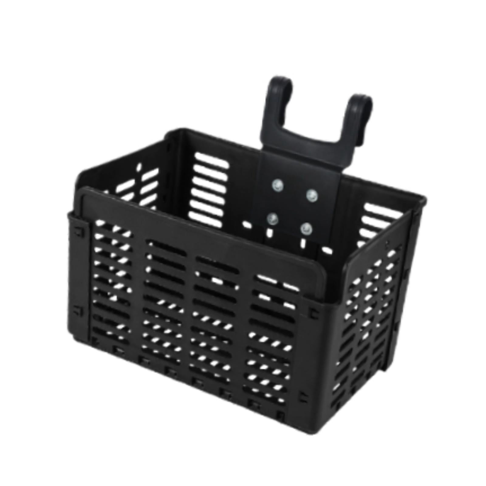 harayaa Bike Basket Installation Front Handlebar Mountain Detchable Folding Basket Quick