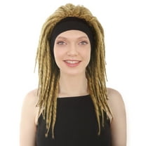 HPO Adult Women's Deluxe Brown Color Dreadlock Wig for Halloween & Cosplay
