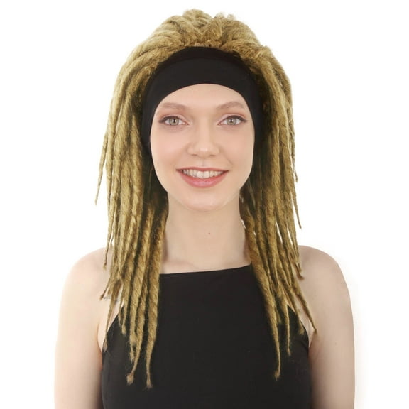 HPO Adult Women's Deluxe Brown Color Dreadlock Wig for Halloween & Cosplay