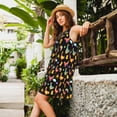 thumbnail image 2 of Pofeuu Flowe Rooster Print Women's Sleeveless Dress, Loose Fit Summer Dress, Casual Tank Dress for Women, 2 of 7