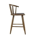 thumbnail image 4 of Jofran Fitz Traditional Solid Wood Curved Back Spindle Counter Stool, 4 of 7