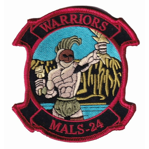 MALS-24 Warriors Patch – With Hook and Loop, 4