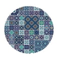 thumbnail image 3 of Elastic Edged Waterproof Backed Fitted Table Cover Table Cover waterproof Tableclothes Style B 1.2m, 3 of 9