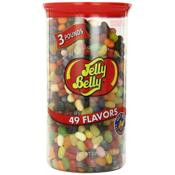 Jelly Belly Jelly Beans, Assorted Flavors, 3 lb Tub