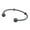Black, variant on Stylish Stainless Steel Bead Cuff Open Bangle Bracelet for Women, Girls & Men, Silver