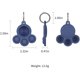 thumbnail image 2 of Paquete de 2 soportes Airtag compatibles con Apple Air Tag Case collar de silicona para mascotas, perros, gatos y niños Pop Bubble Fidget juguetes sensoriales antiarañazos (blanco y negro) Rojo Verde MX-0127070FYD, 2 of 5