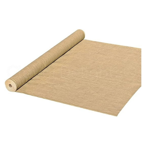 60" Premium Burlap Roll - 10 Yards - Finished Edges - Tight Weave - Jute Burlap Fabric - 60 Inch Outdoor Plant Frost Protection Cover