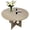 Natural Brown, variant on Modern Farmhouse Round Dining Table for 4 – 43" Space-Saving Wooden Pedestal Table – Sturdy Cross Base – Perfect for Dining Room, Living Room, Apartment – Classic Natural Finish