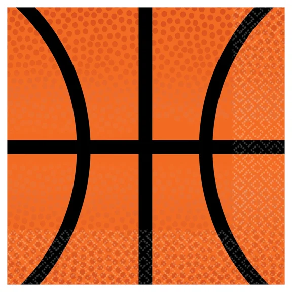VAULT- Nothin' But Net Basketball Sports Banquet Theme Party Paper Beverage Napkins