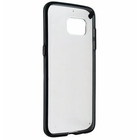 PureGear Slim Shell Protective Case Cover Samsung Galaxy S7 edge - Clear/Black