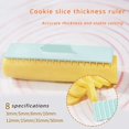 thumbnail image 5 of 8Pcs Accurate blue kitchen Uniform segmentation Butter Measuring Ruler Pastry Tools Biscuit Thick Cookie Thickness Measuring Tool, 5 of 6