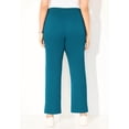 thumbnail image 3 of Catherines Women's Plus Size Cloud Knit Ribbed Straight Leg Pant, 3 of 4