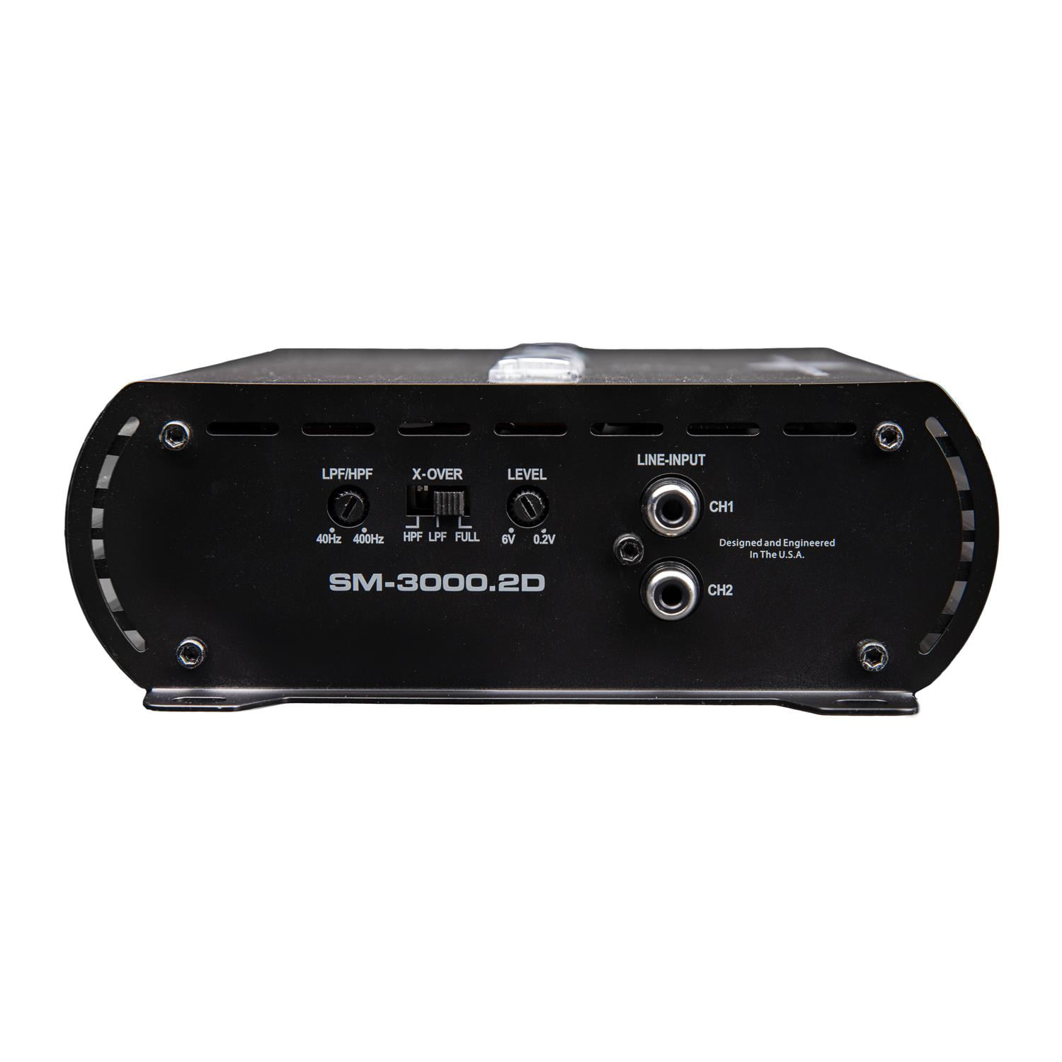 Autotek Street Machine SM-3000.2D 3000 Watt Two Channel Car Audio Amplifier - High Output, Class D, 2, 4, Mono Bridged at 4 Ohm Stable, Low Level Input, Mosfet Power Supply