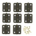 thumbnail image 1 of KAKOWELY 250pcs Professional Closing Spring Hinges Mini Metal Hinge with Screws,0.71"X0.63"X0.16", 1 of 5