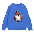 thumbnail image 4 of YDFCWXW Toddler Baby Sweatshirt Boy Girl Crewneck Pullover Sweater Long Sleeve Shirt Clothes (Blue, 4-5 Years), 4 of 4