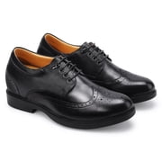 CMR CHAMARIPA Black Elevator Shoes Lift For Shoes That Make Men Look Taller 8CM / 3.15 Inches