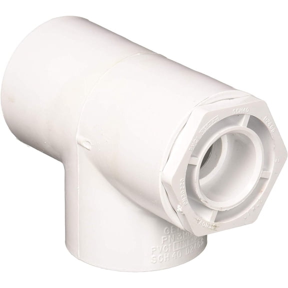 1PC Charlotte Pipe Schedule 40 PVC Tee
