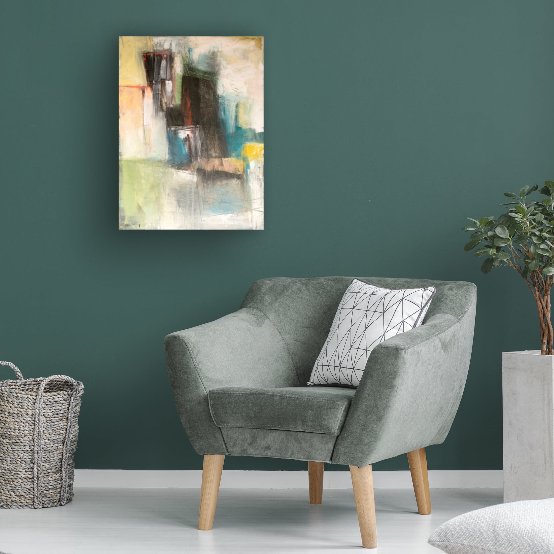 Canvas Wall Art - Tim Nyberg 'Cliff Dwellers' Wall Art for Living Room, Bedroom, or Office Décor by Trademark Fine Art - 14 x 19 Inches